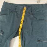 Athleta  Nopa Pants Teal Marine Organic Cotton Spandex Skinny Hike 30x31 Photo 5