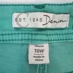 Cato Sz 18W Shorts Classic High Rise Women’s Shape Enhancing Curvy Stretch Teal Photo 8