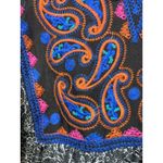 White Mark 2X Tunic Dress Paisley Embroidered Long Sleeve‎ Boho Chic Fall Cozy Black Size XXL Photo 2