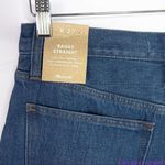 Madewell NEW  Baggy Straight Jeans in Dark Worn‎ Indigo Wash, 27 Photo 12