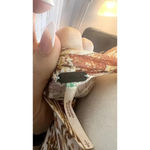 Free People Annabelle Tunic XS Rust Paisley Mock Neck Long Sleeve Peplum Hem Photo 3