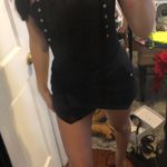 Ambiance Apparel Black Cross Front Skort  Photo 3