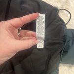 Athleta Goose Down Puffer Winter Coat Navy Blue Women’s Small Full Zip EUC Photo 13