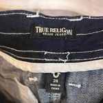 True Religion  Darkwash Denim Cargo‎ Maxi Skirt Size 26 Photo 6