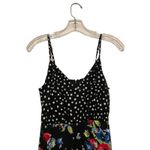 Likely  Revolve Saige Sleeveless Midi Dress Size 0 Black Floral Polka Dot‎ Boho Photo 4