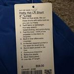 Lululemon HOTTY HOT LR SHORT 4’ LINED BLUE Photo 3