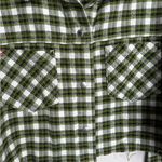 BDG Urban Outfitters Women Size Medium Carissa Green Flannel Crop Jacket Oversized Photo 1