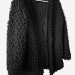 Max Studio Stylish Black Faux Fur Teddy Jacket - Size M Photo 2