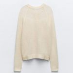 ZARA sweater cardigan jacket knitted button up boho Photo 2