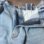 American Eagle  Outfitters High Rise Mom Jeans Womens 4 Belted Paperbag Waist Photo 6