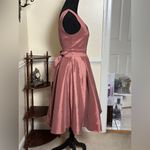 Iris Rose Pink Pleated Cocktail Dress Photo 1