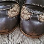 Coach  Susanna Brown Logo Velcro Strap Sneakers Size 9.5 Photo 1