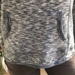 Tangerine  Fleece Lined Pullover Hooded Gray Sweatshirt Women's Size Medium Photo 4