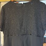Laurence Kazar Black Beaded Top Dress - Size XL (runs small) Photo 4