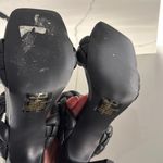 Steve Madden black sandal heels braided 6.5 Photo 3