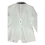 Banana Republic Tailored White Blazer Bi-Stretch Jacket 8 Vanilla Girl Preppy Photo 5