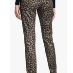 Veronica Beard  Brooke Leopard Print Coated Skinny Jeans Size 25/0 Made in USA Photo 1