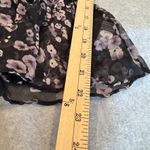 Cecico Vintage Y2K  Sheer Babydoll Top Womens S Black Pink Whimsigoth Romantic Photo 11