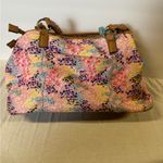 Lily bloom  Multicolor Baby Bag with Tan Straps Photo 5