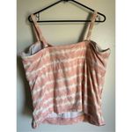 Freshwater Women's Pink Cloud Takini Swim Top With Built in Bra sz 3X Beachy Fun Photo 2