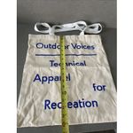 Outdoor Voices  OV "Technical Apparel for Recreation" Reusable Tote Bag Ivory OS Photo 2