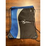 Disney  Vacation club DVC drawstring backpack black and blue NWOT Photo 0