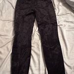 Paige  Hoxton ankle size 32 black crushed velvet jeans skinny excellent $197 Photo 12