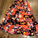 Jessica Simpson  Floral tiered maxi Dress with tassels size small Photo 3