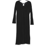 Jones New York Vintage  100% Silk Midi Dress Black Size 16 Photo 1