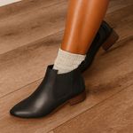 Lucky Brand  Leather Lufti Chelsea Boot Women’s Size 8.5 Black Photo 0