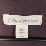 Coldwater Creek Vintage Y2K Lace Top Size Small Chocolate Brown Fairy Grunge Photo 4