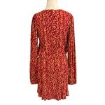 XIX Palms Nairobi Terrace Rust Gold Mini Dress Size Large Red Photo 4