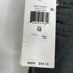 Lauren Ralph Lauren Premier Straight Light Grey Corduroy Jeans Women's Size 12 Gray Photo 4