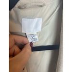 H & M Beige Blazer Size Women XS Double-breasted Long-Line Oversized Photo 2