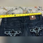 Antik Denim  Jeans Women's Size 30/34 Distressed Embroidered Bootcut Flare Photo 7