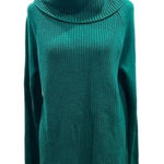 Lands' End  Cowl‎ Neck Tunic Knit Sweater Size. XL (18) Green Photo 0