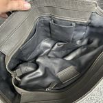 Coach Taylor Gathered Leather Alexis Carryall Tote F25252 Grey Shoulder Handbag Photo 7