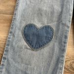 Lee  Union-Alls Denim Jumpsuit Coveralls Heart Patch Blue Jeans Small Photo 1
