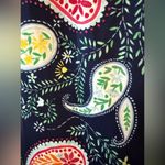 Talbots  Pleat-Neck Ruffle Collar Dress Sleeveless Paisley Floral NWT Medium Photo 7