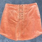 Forever 21 Burnt Orange Lace Up Skirt  Photo 2