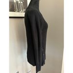 Calvin Klein Pullover long sleeve Sweater with button detail womens black medium Photo 3
