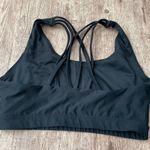 Dip Black Strappy Razorback Sports Bra Size Medium Photo 1