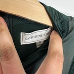 Katherine Kelly Dark Green Sleeveless Dress V Inset Front and Back Size 4 Green Photo 4