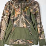 SHE Outdoor Camo Fleece Lined Hoodie Pullover Women's M hunting outdoor Green Size M Photo 0