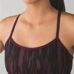 Lululemon  PowerY tank burgundy/black size 6
Painted Animal Bordeaux Drama Black Photo 3