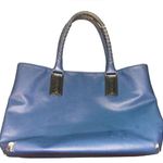 Bottega Veneta Vintage Classic Navy Blue Preowned Tote Shoulder Bag Photo 4
