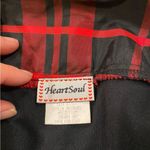 Heart soul vintage 90s red & black plaid circle skirt with tool ruffle underskirt Photo 4