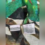 Chico's  Tropical Linen Kimono Poncho Top Photo 4