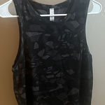 Lululemon  Train to Be Tank Top in black and grey pattern Photo 0