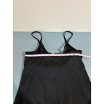 Soma tiered tankini swim suit top black size 10 adjustable straps Photo 7